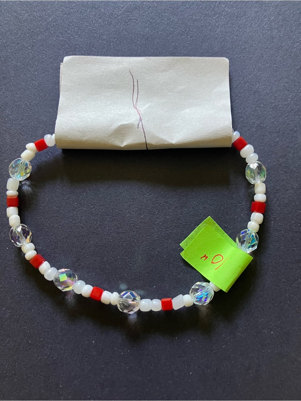 #1 handmade Swarovski anklet